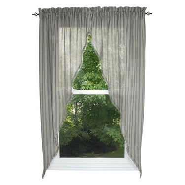 Gristmill - Gray Romantic Swag Unlined RS520012U - The Fox Decor